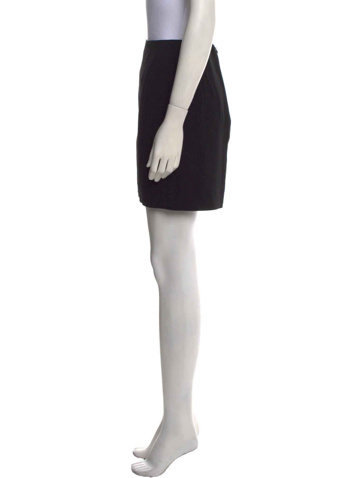 Donna Karan Virgin Wool Mini Skirt
