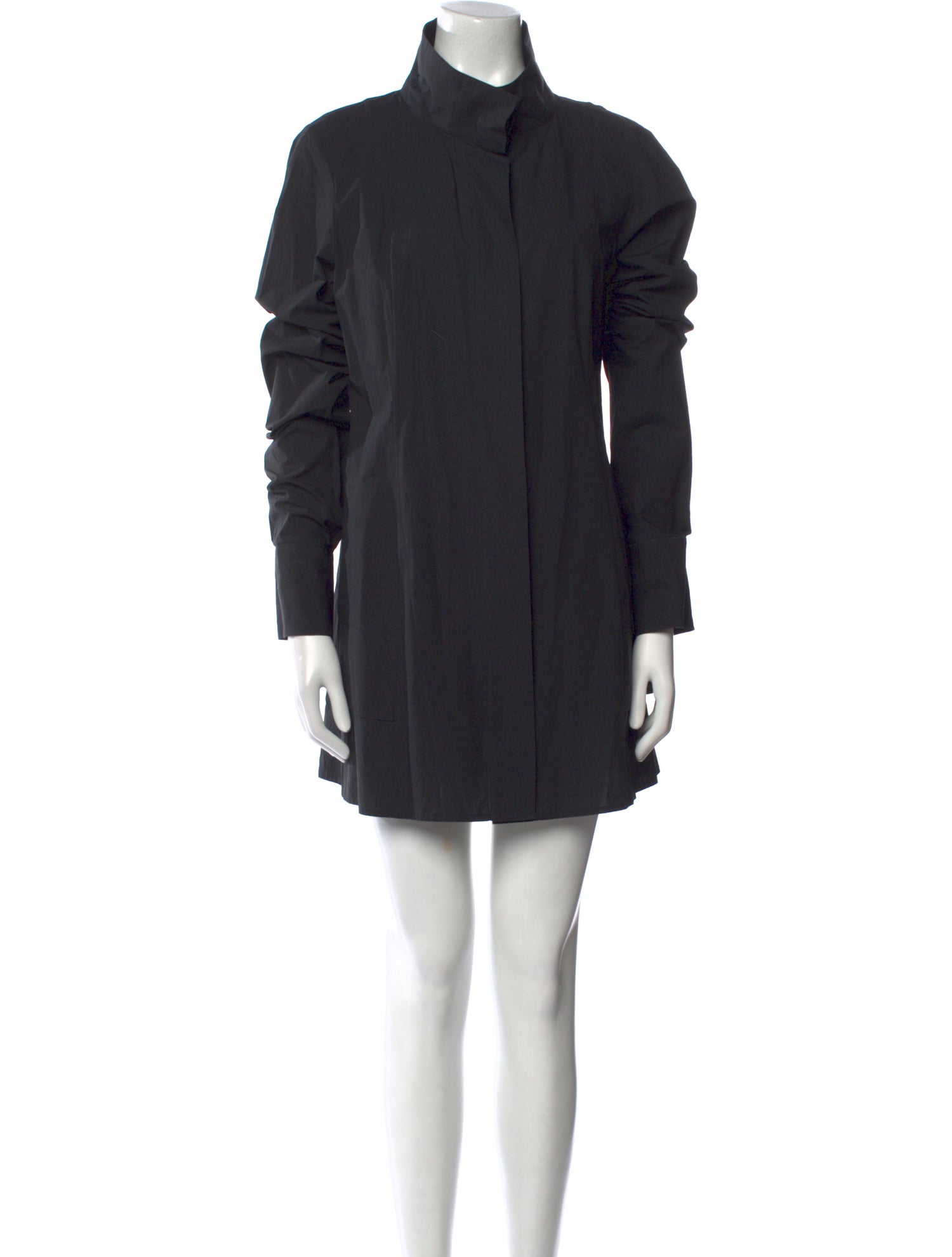 Donna Karan Mock Neck Mini Dress - Black Dresses, Clothing - DON73508 | The  RealReal