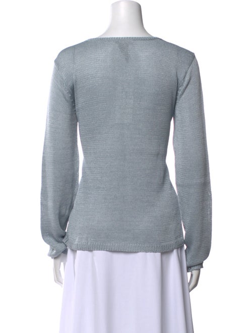 Donna Karan Silk Crew Neck Sweater