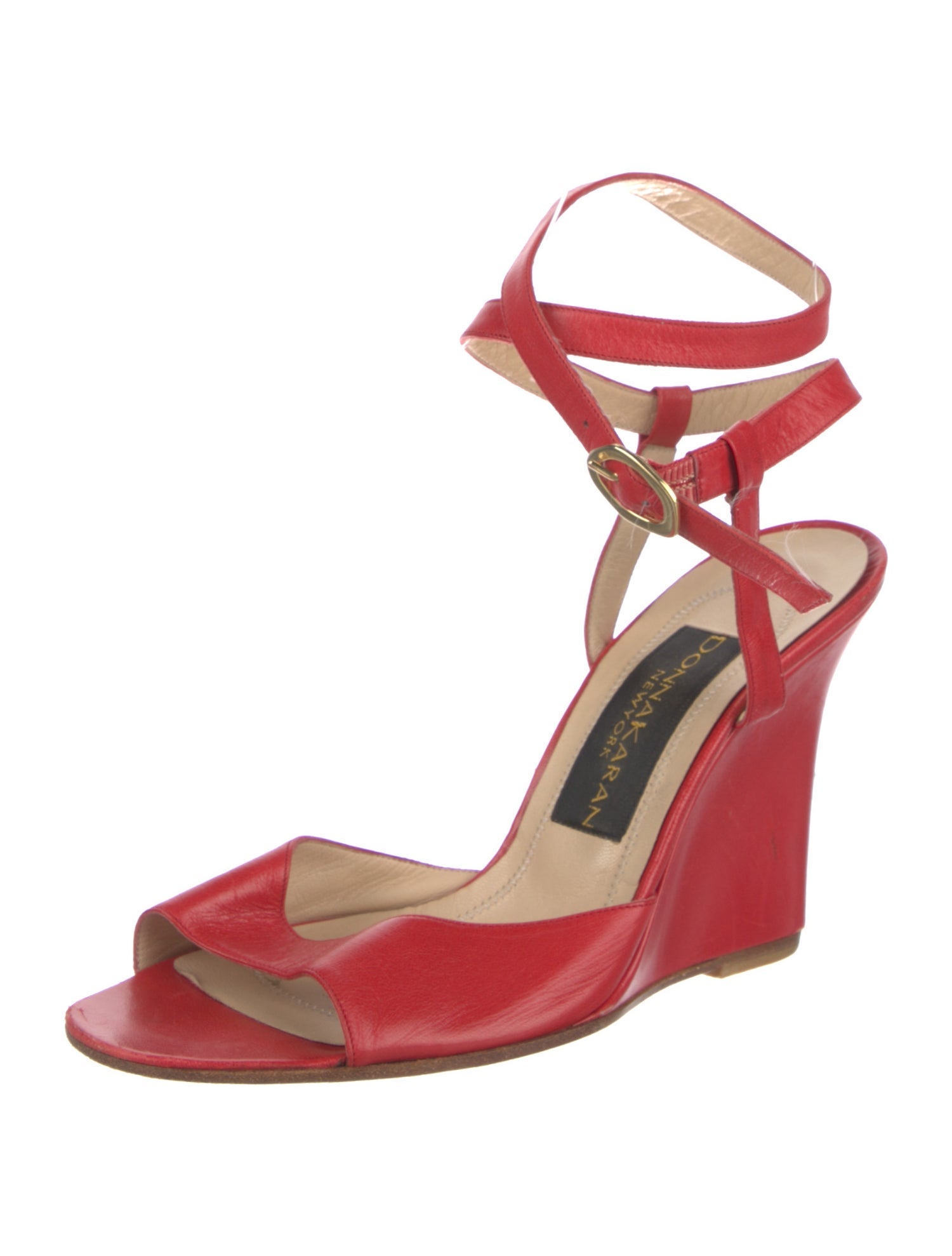 Donna Karan Leather Sandals