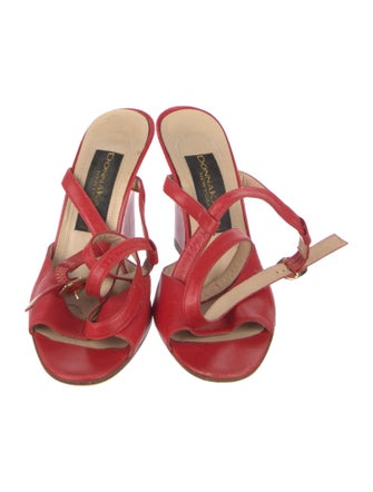 Donna Karan Leather Sandals