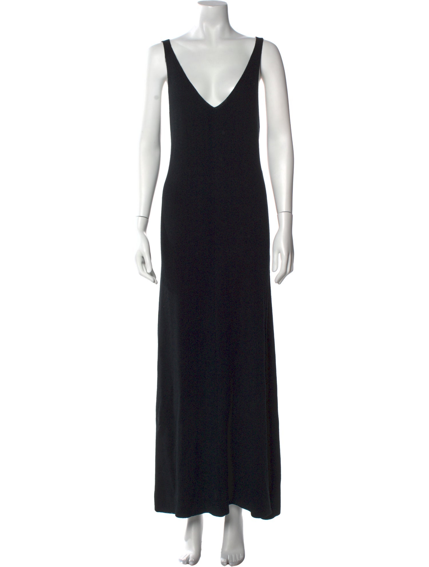 Donna Karan V-Neck Long Dress
