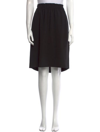 Donna Karan Ruffle Embellishment Knee-Length Skirt