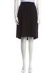 Donna Karan Ruffle Embellishment Knee-Length Skirt