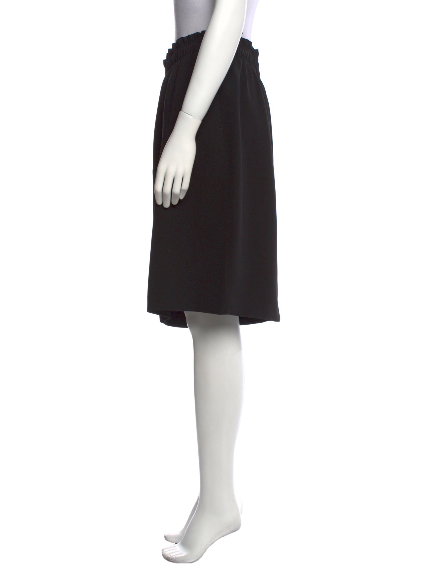 Donna Karan Ruffle Embellishment Knee-Length Skirt