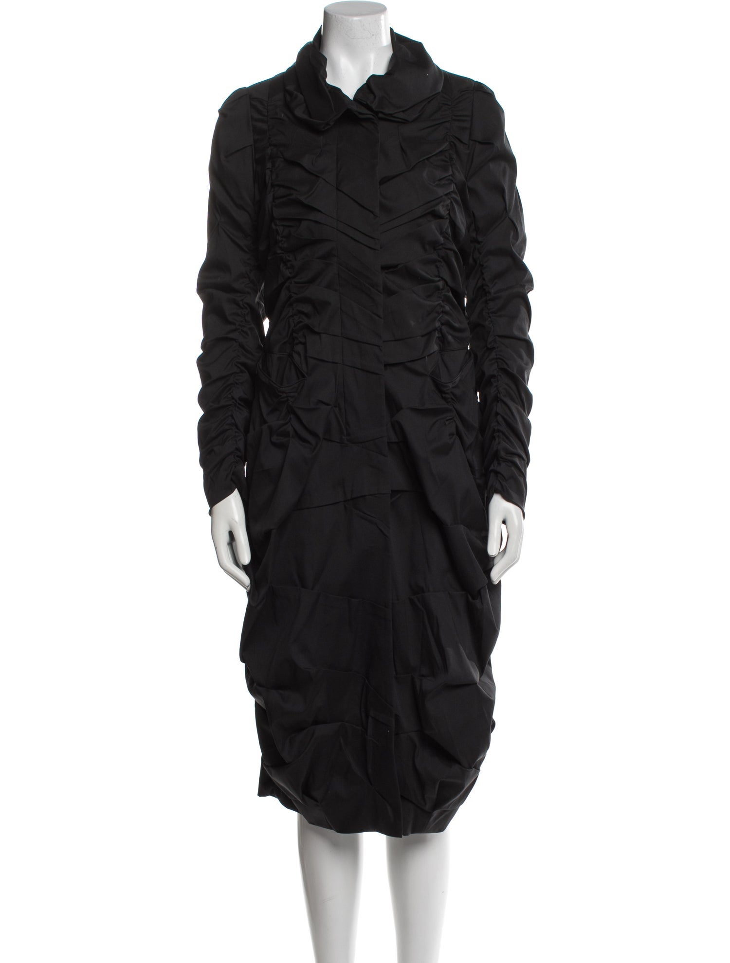 Donna Karan Silk Parka