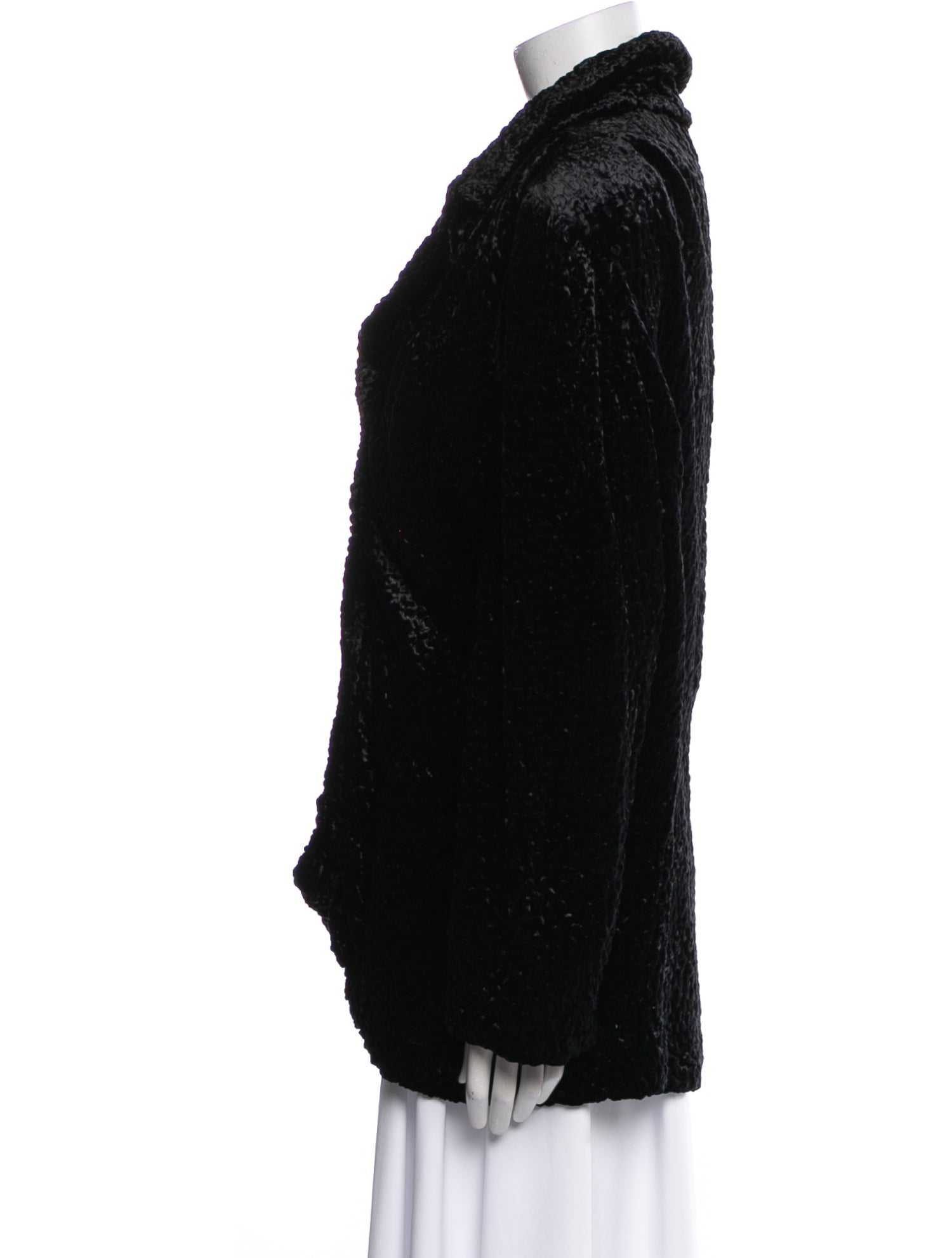 Donna Karan Faux Fur Jacket