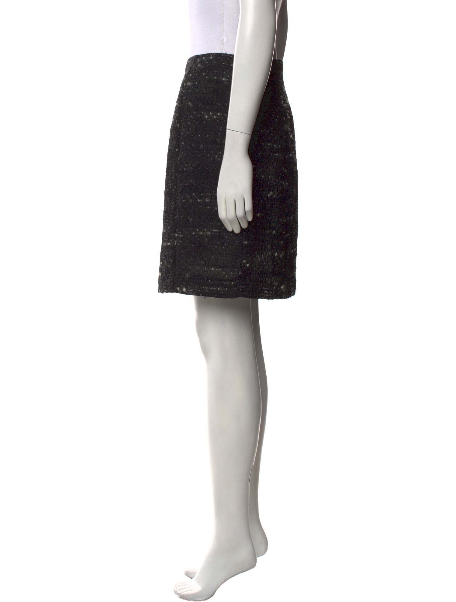 Donna Karan Wool Mini Skirt