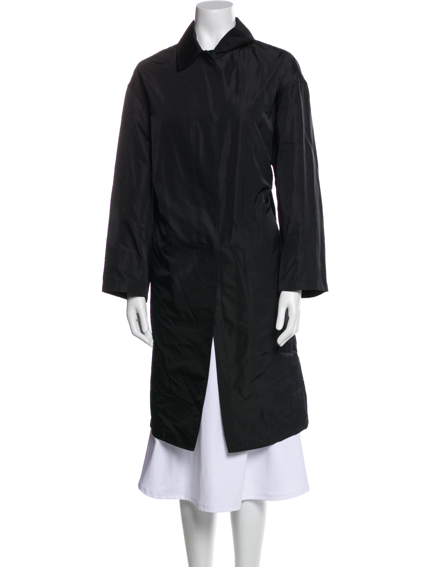 Donna Karan Silk Trench Coat
