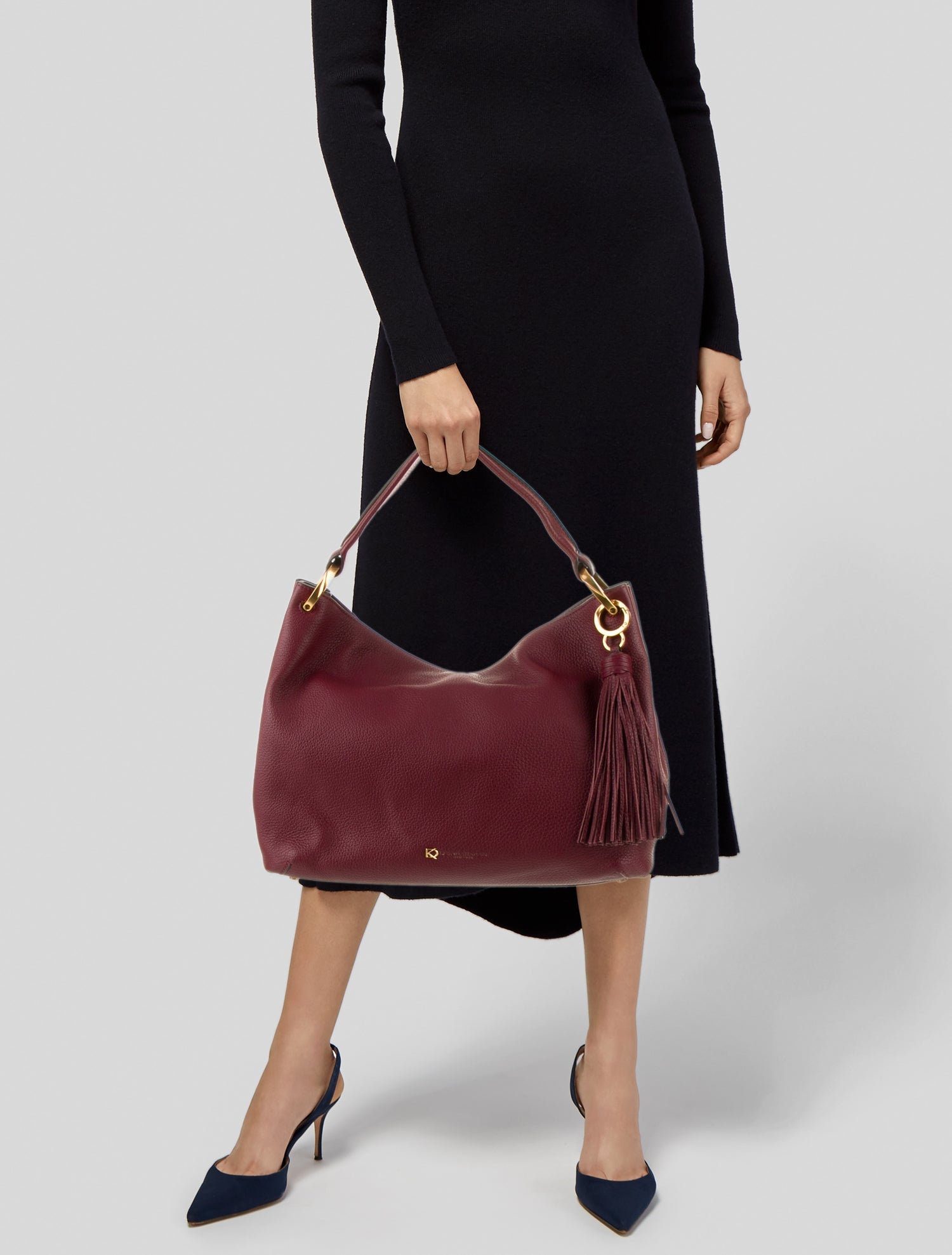 Donna Karan Leather Top Handle Bag