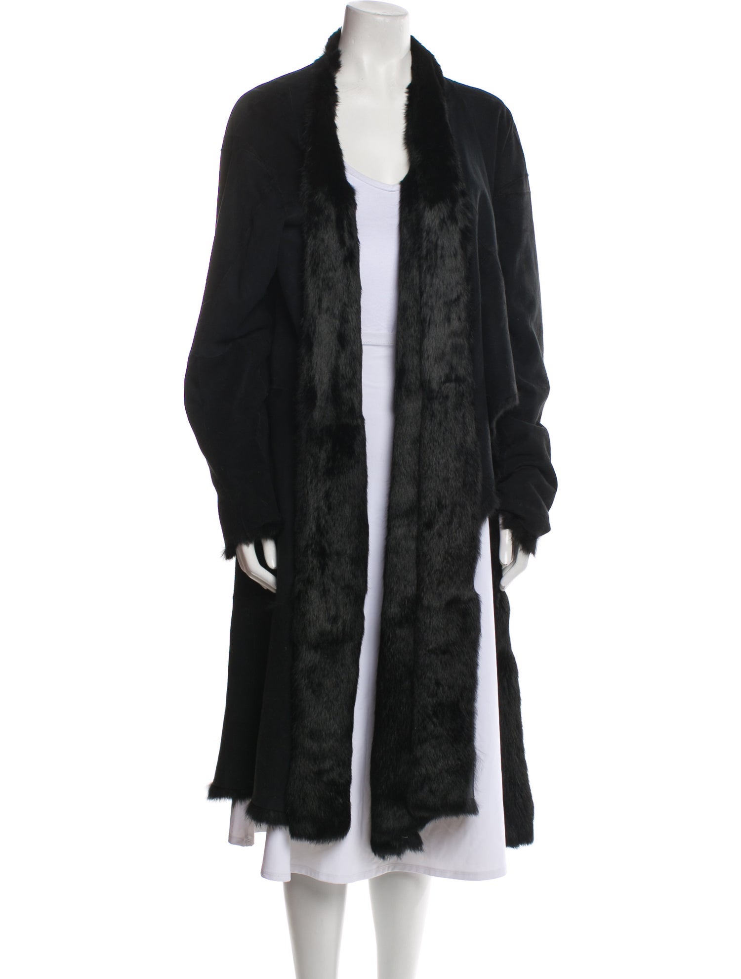 Donna Karan Faux Fur Vest