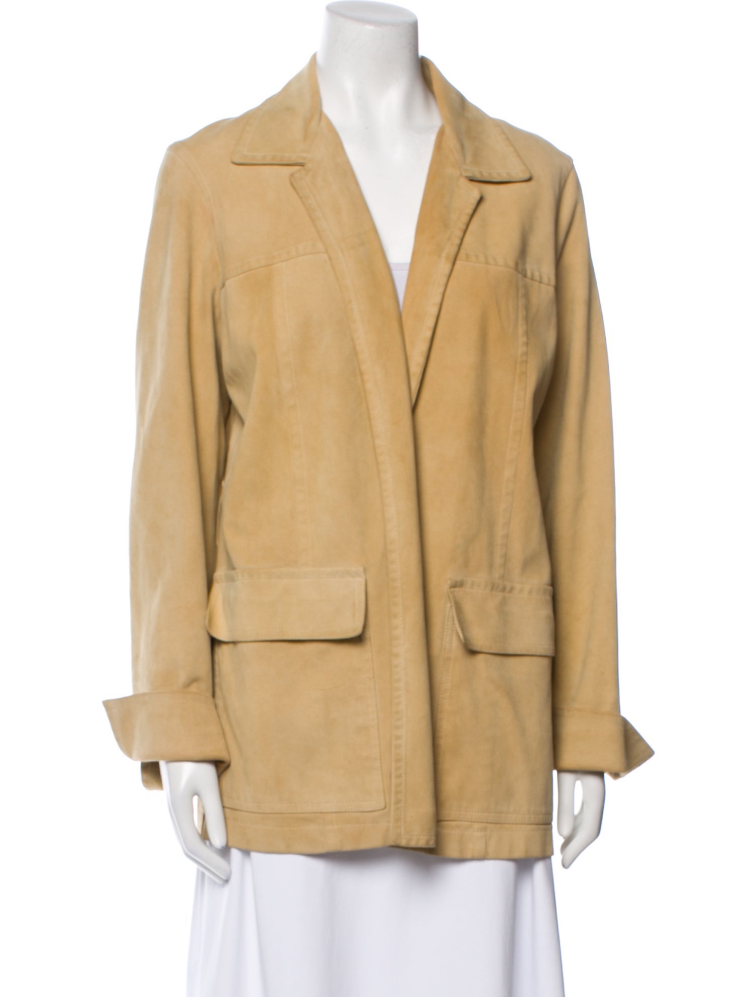Donna Karan Suede Blazer