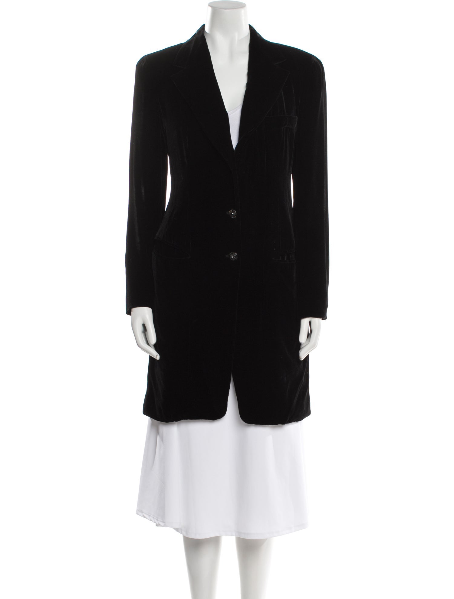 Donna Karan Vintage Faux Fur Coat