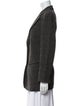Donna Karan Wool Striped Blazer