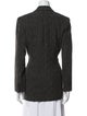 Donna Karan Wool Striped Blazer