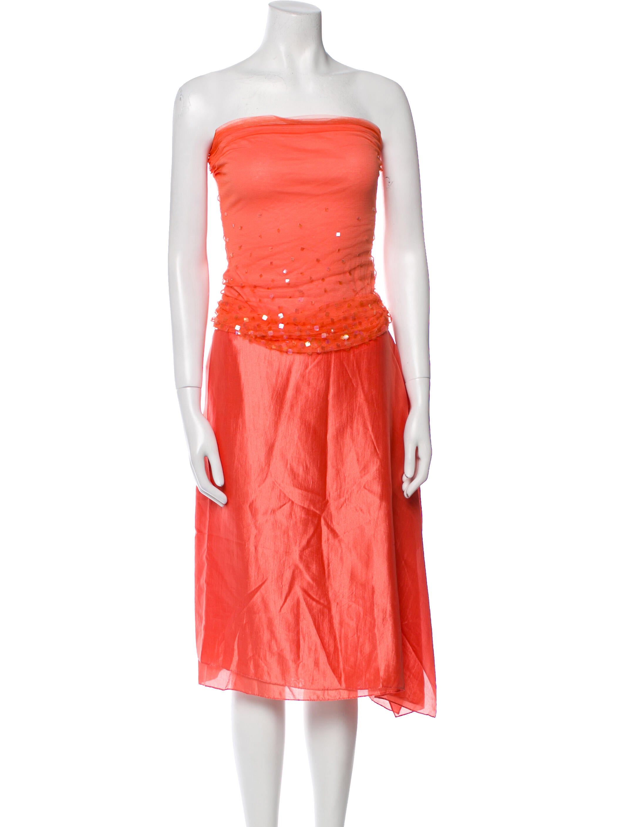 Donna Karan Leather Skirt Set