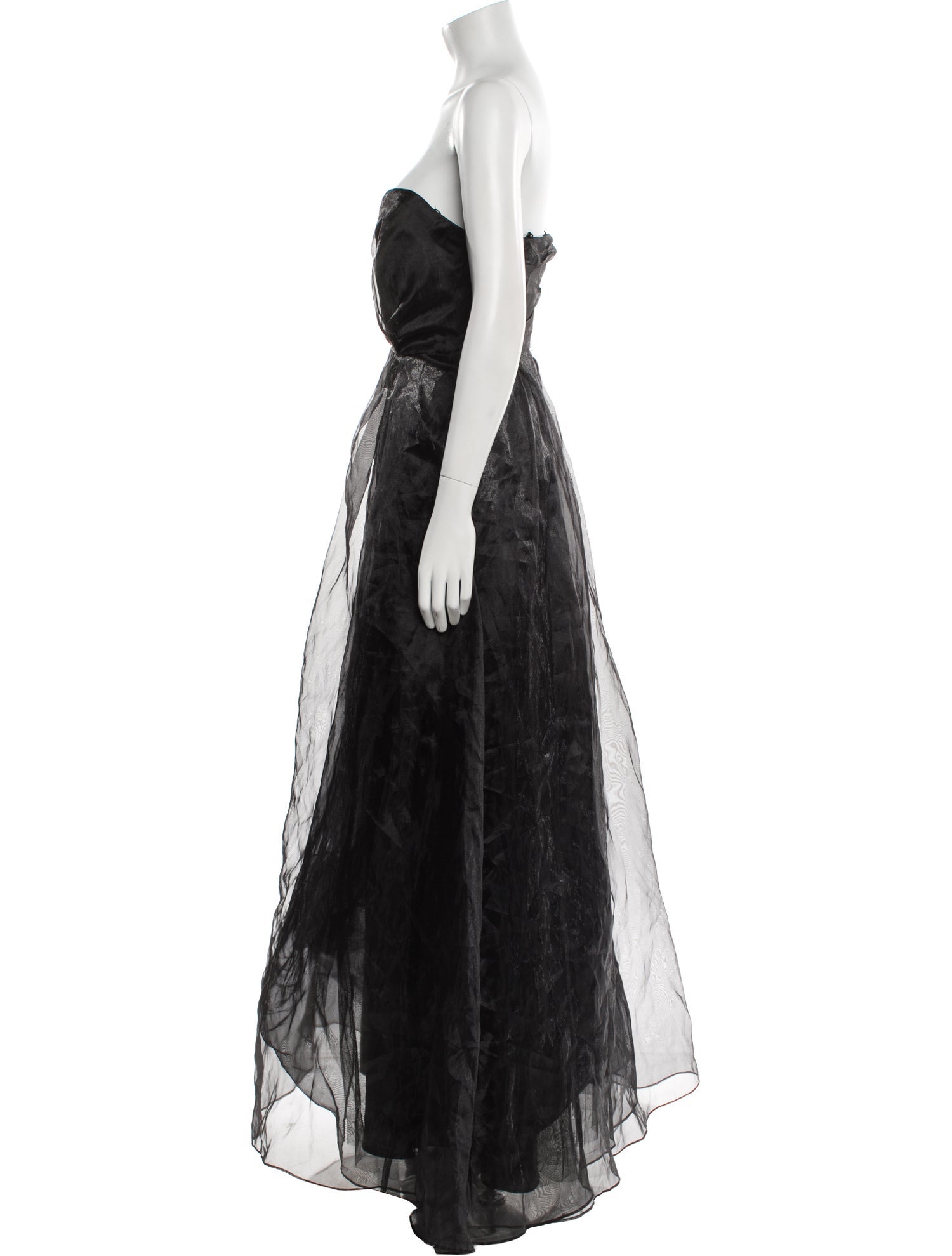 Donna Karan Strapless Long Dress w/ Tags