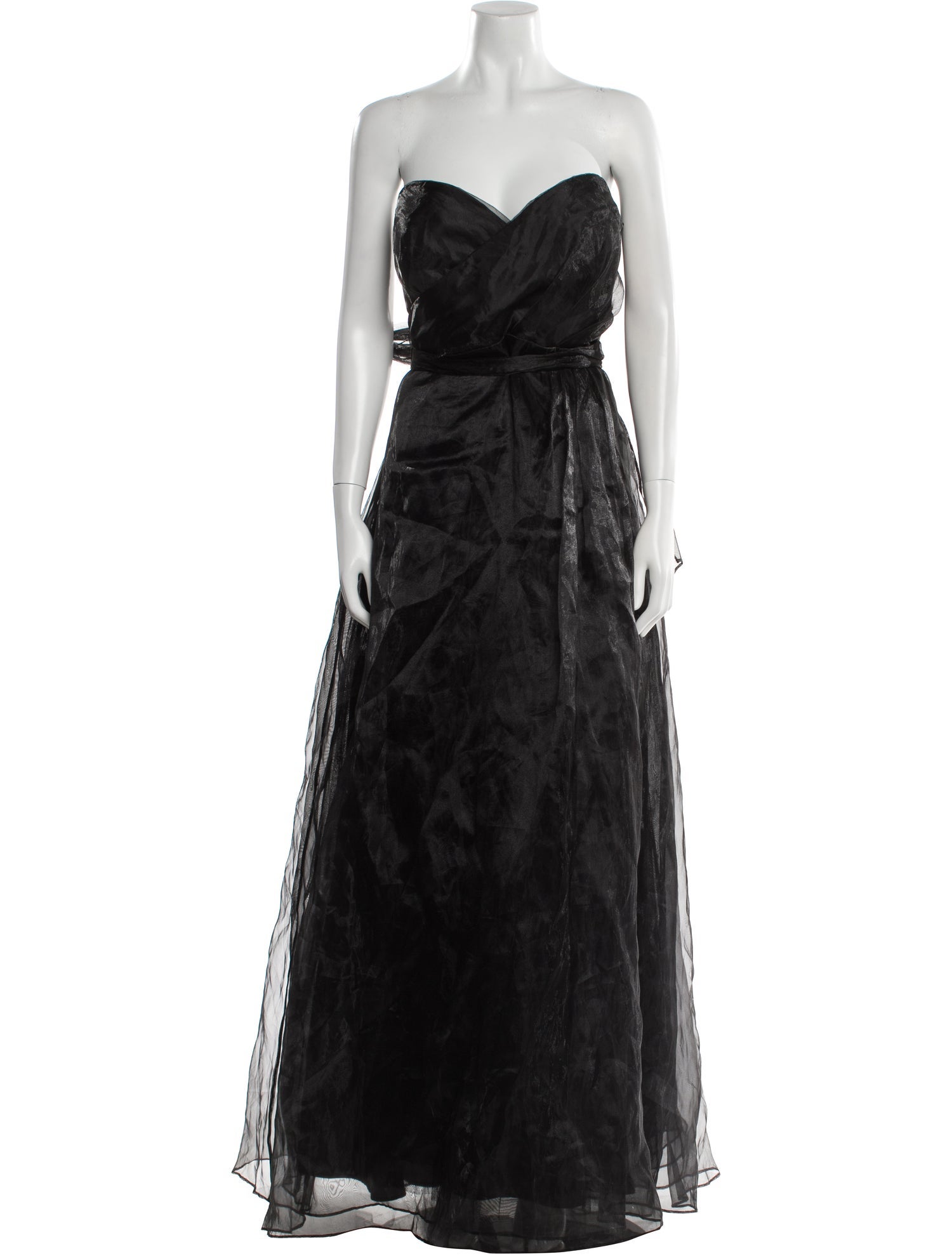 Donna Karan Strapless Long Dress