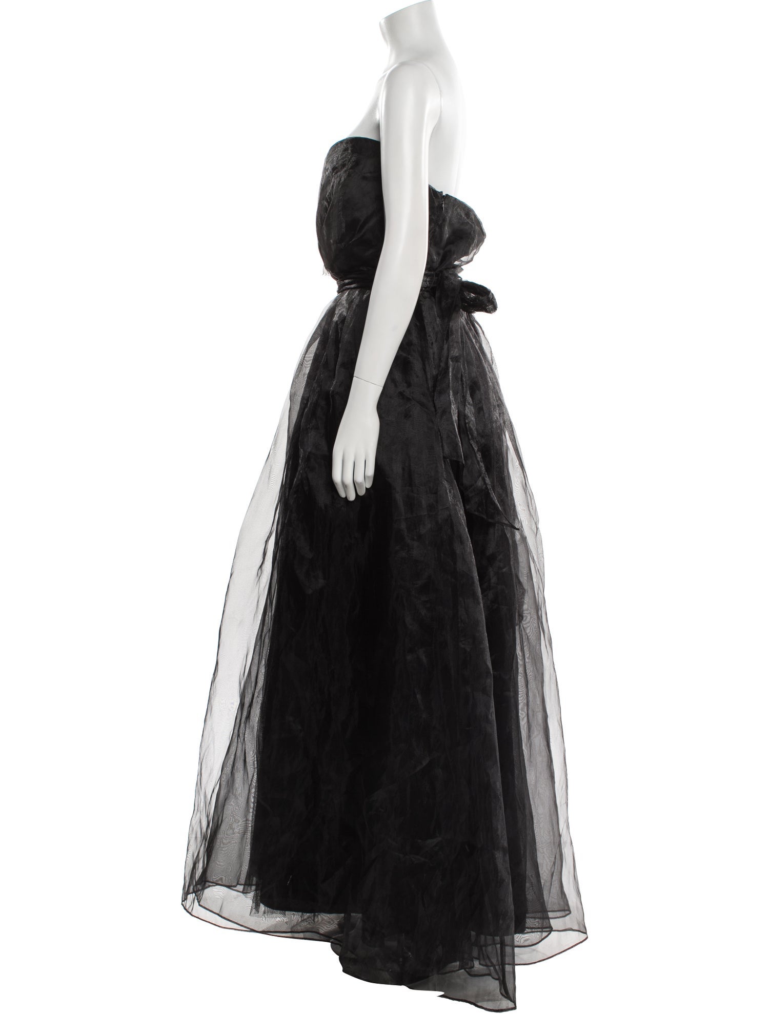 Donna Karan Strapless Long Dress