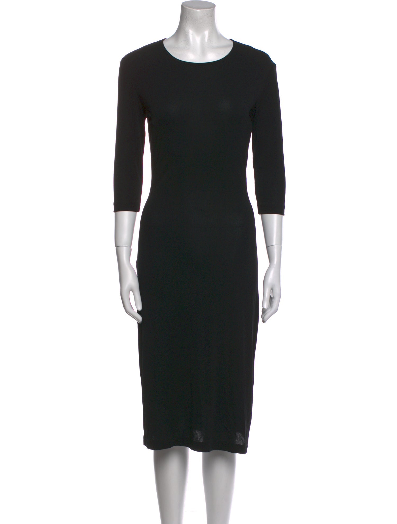 Donna Karan Scoop Neck Knee-Length Dress