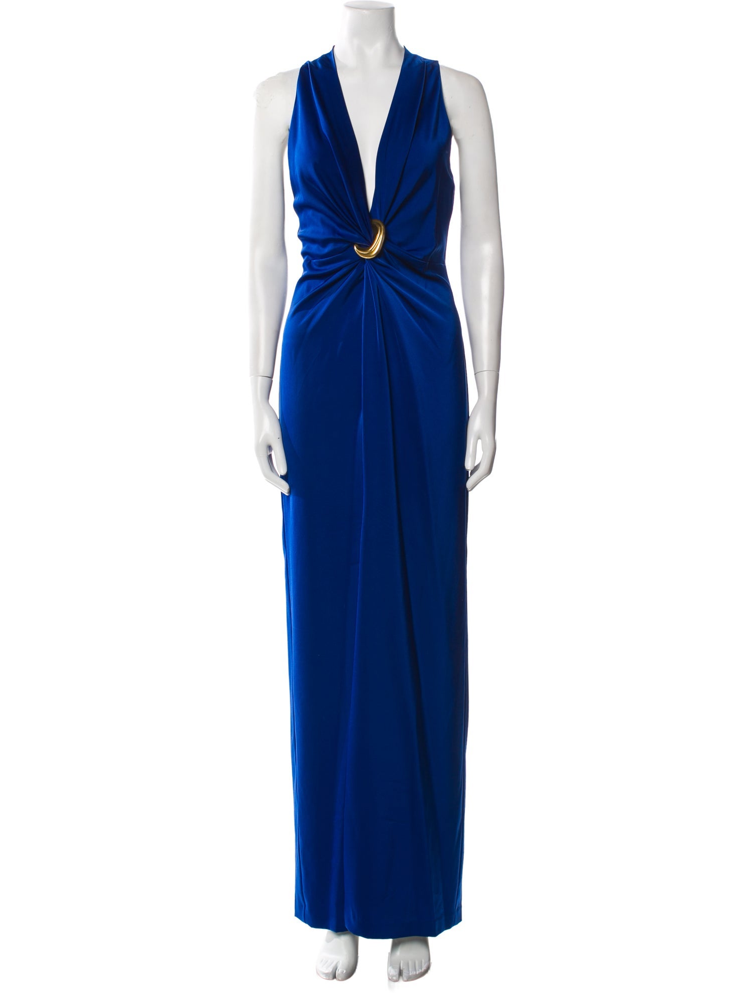 Donna Karan V-Neck Long Dress w/ Tags