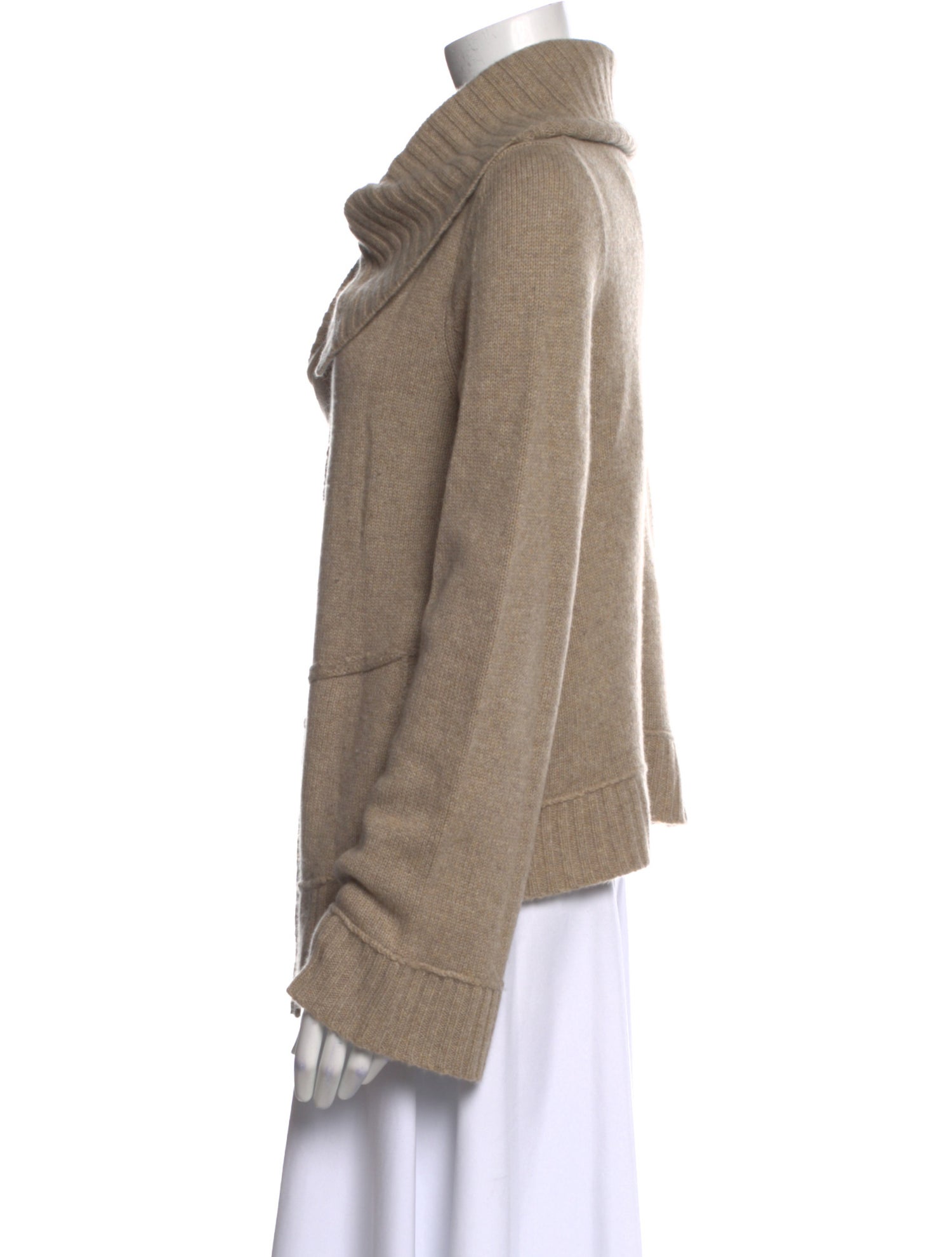 Donna Karan Cashmere Cowl Neck Sweater