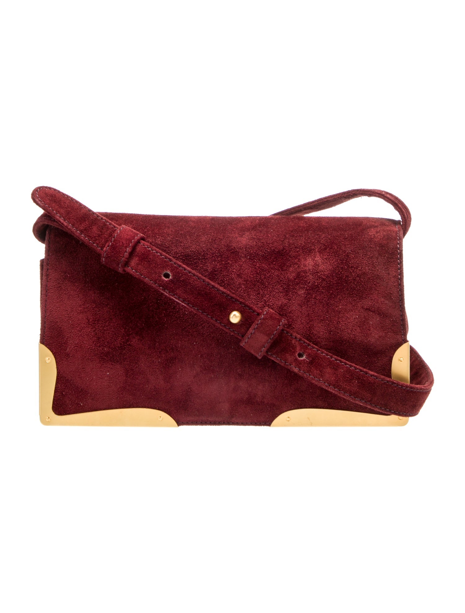 Donna Karan Suede Messenger Bag