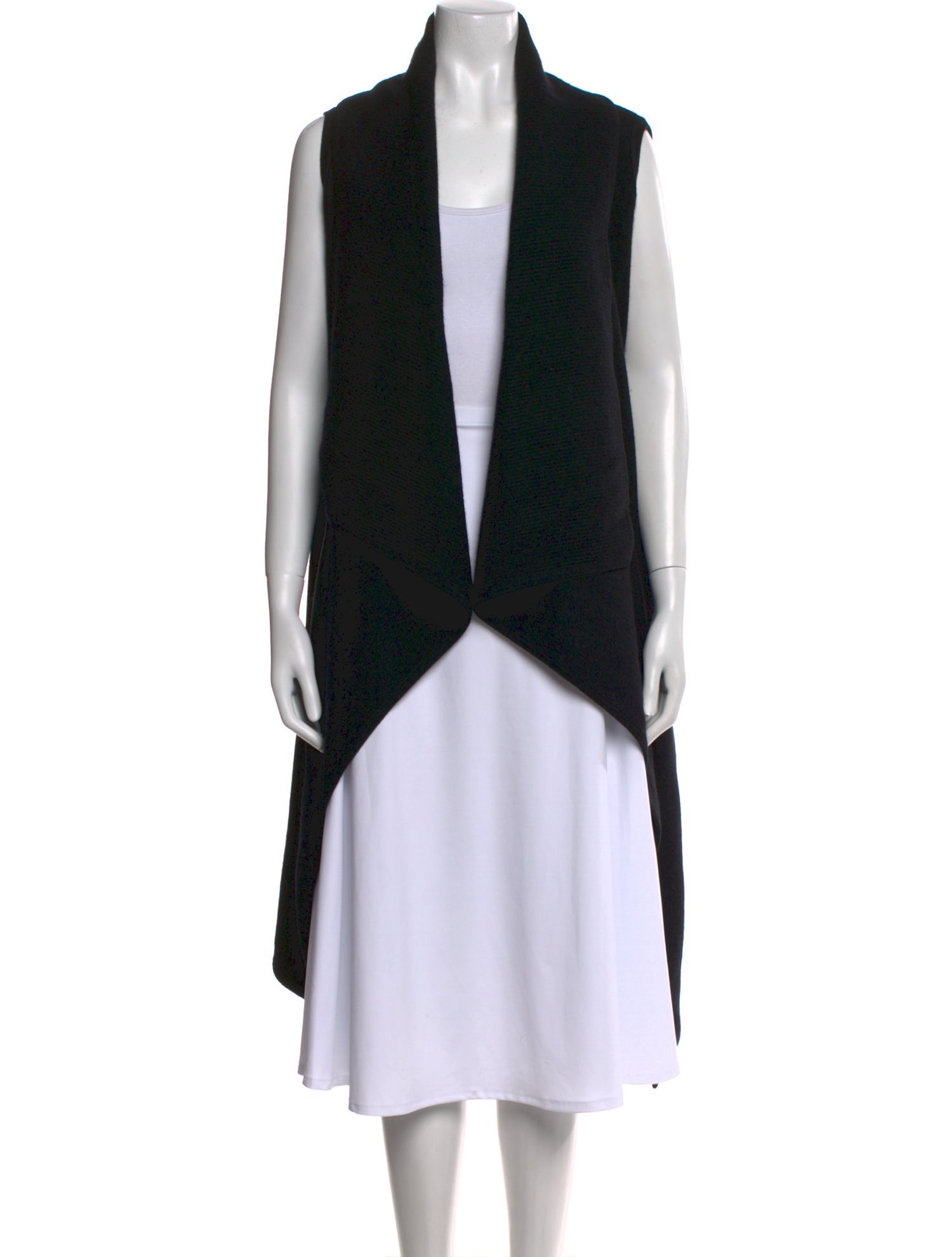 Donna Karan Cashmere Open Front Sweater