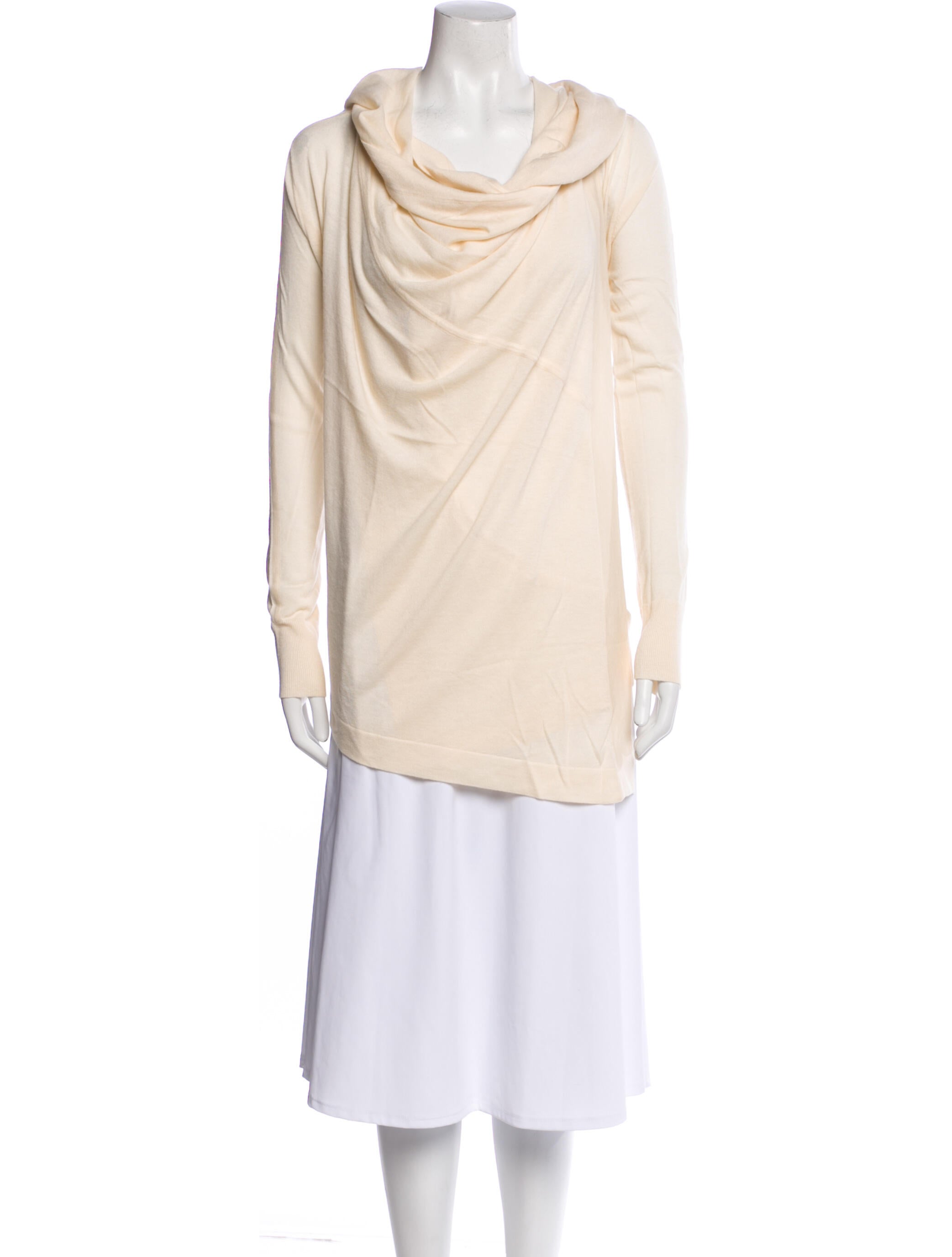 Donna Karan Cashmere Cowl Neck Sweater