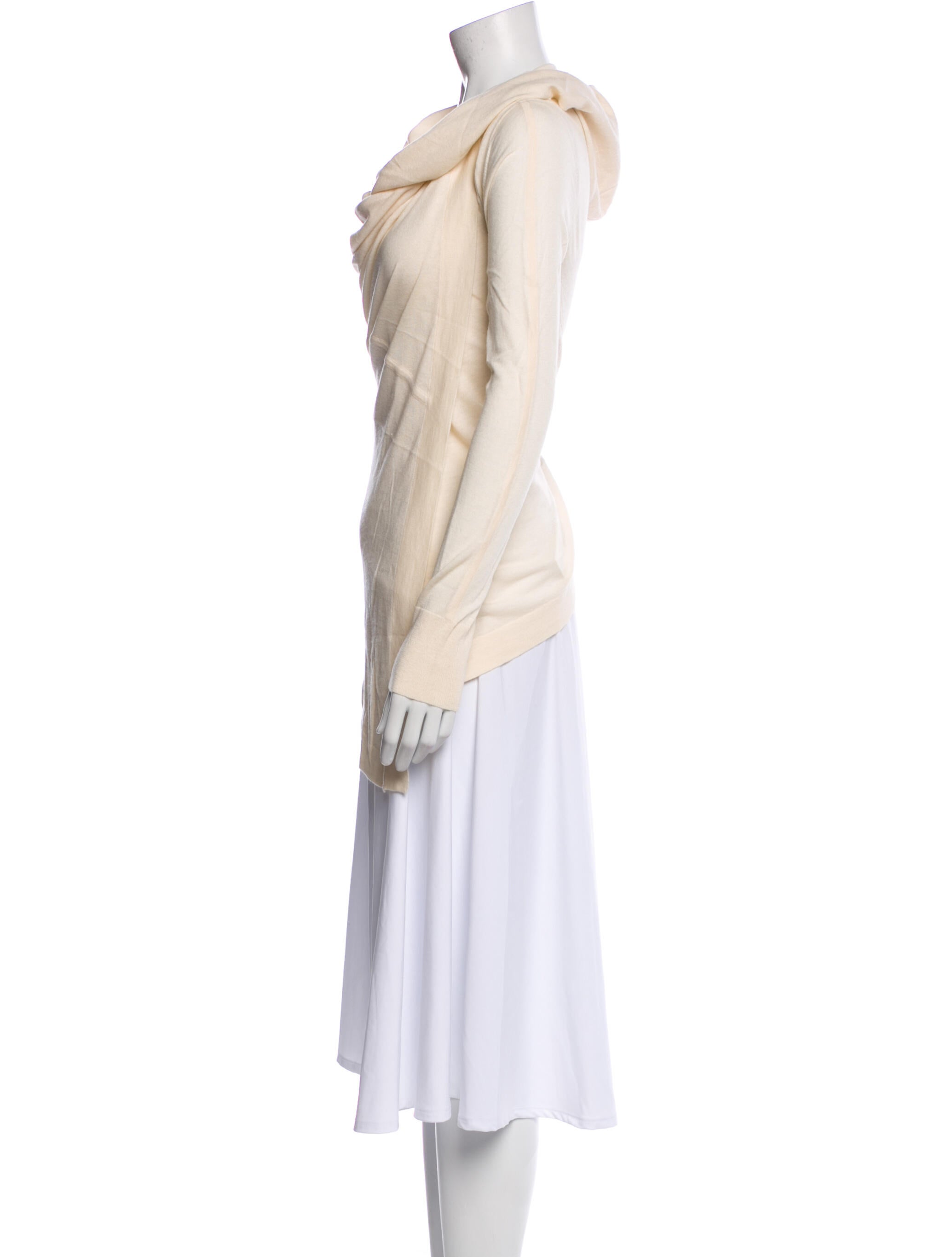 Donna Karan Cashmere Cowl Neck Sweater