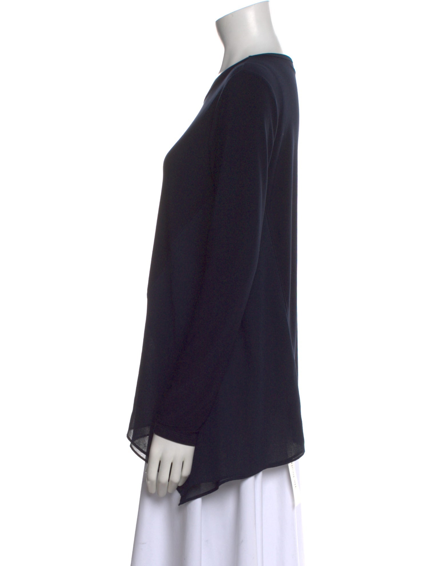 Donna Karan Crew Neck Long Sleeve Sweatshirt