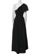 Donna Karan One-Shoulder Long Dress
