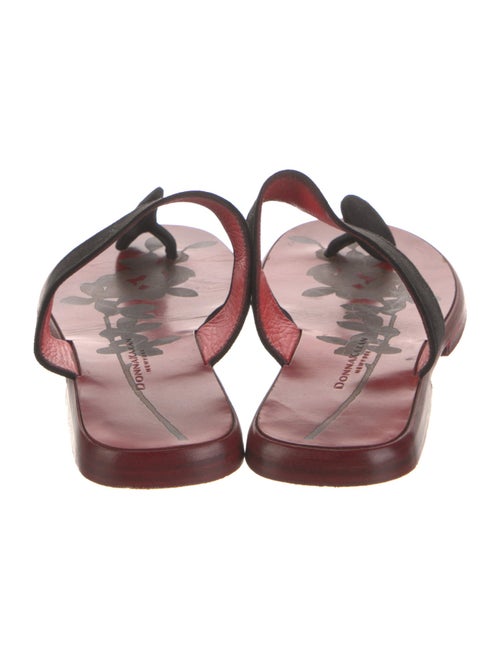Donna Karan Patent Leather Slides