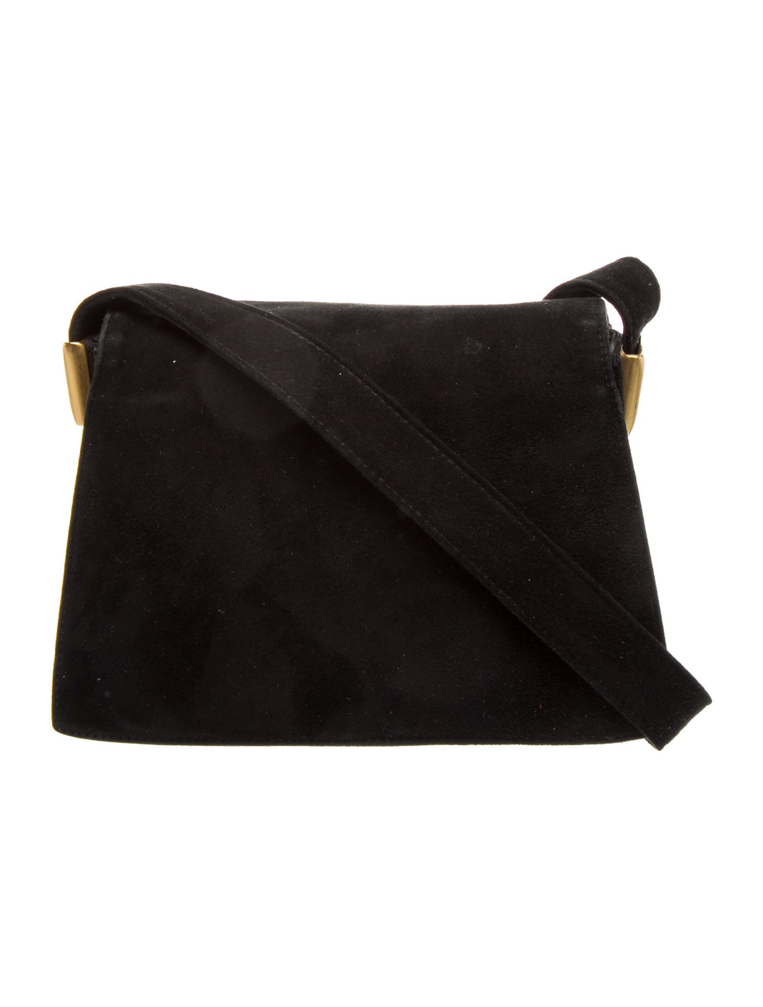 Donna Karan Suede Messenger Bag Vintage