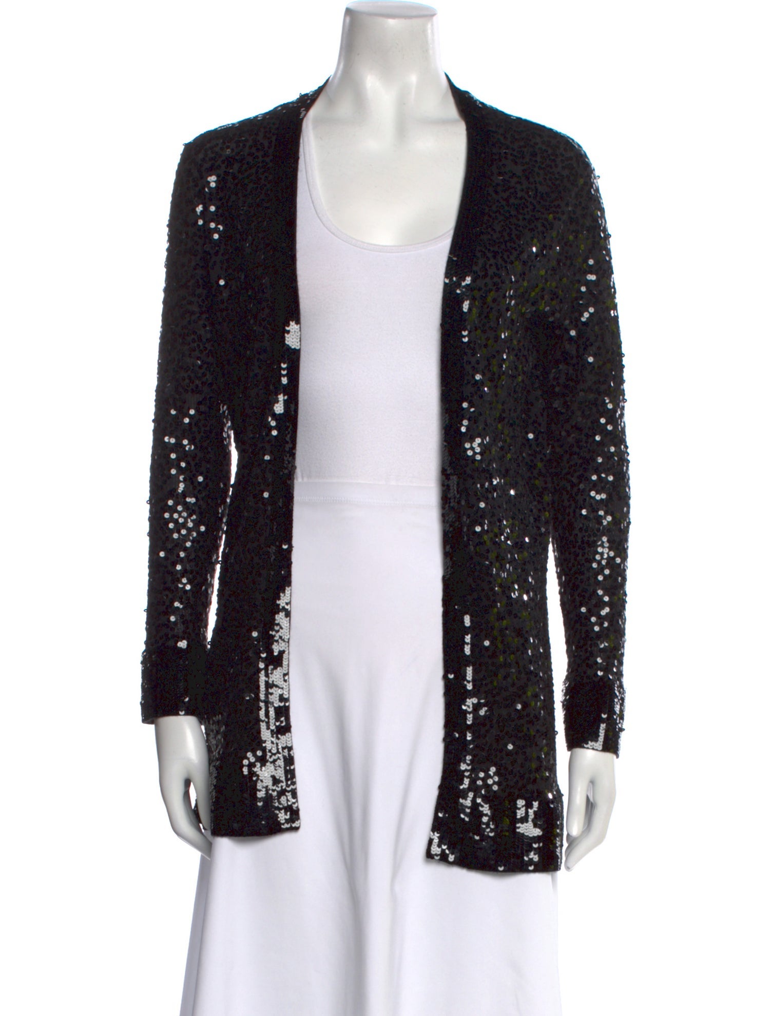 Donna Karan Cashmere Open Front Sweater