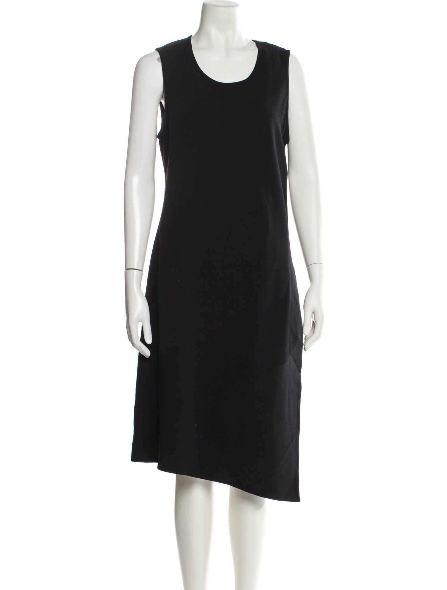 Donna Karan Wool Midi Length Dress
