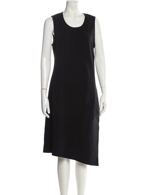 Donna Karan Wool Midi Length Dress