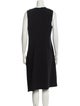 Donna Karan Wool Midi Length Dress