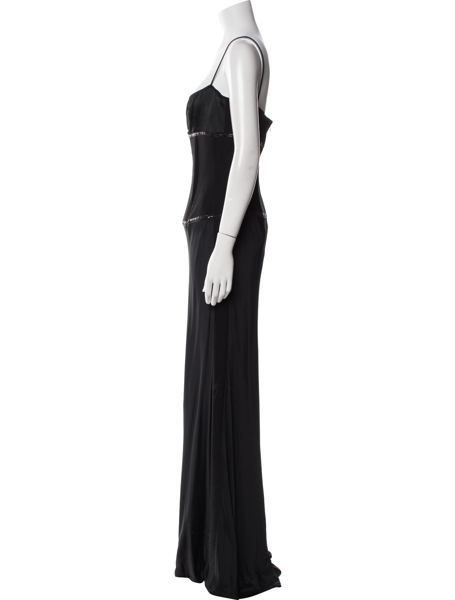 Donna Karan Cowl Neck Long Dress