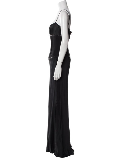 Donna Karan Cowl Neck Long Dress