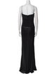 Donna Karan Cowl Neck Long Dress