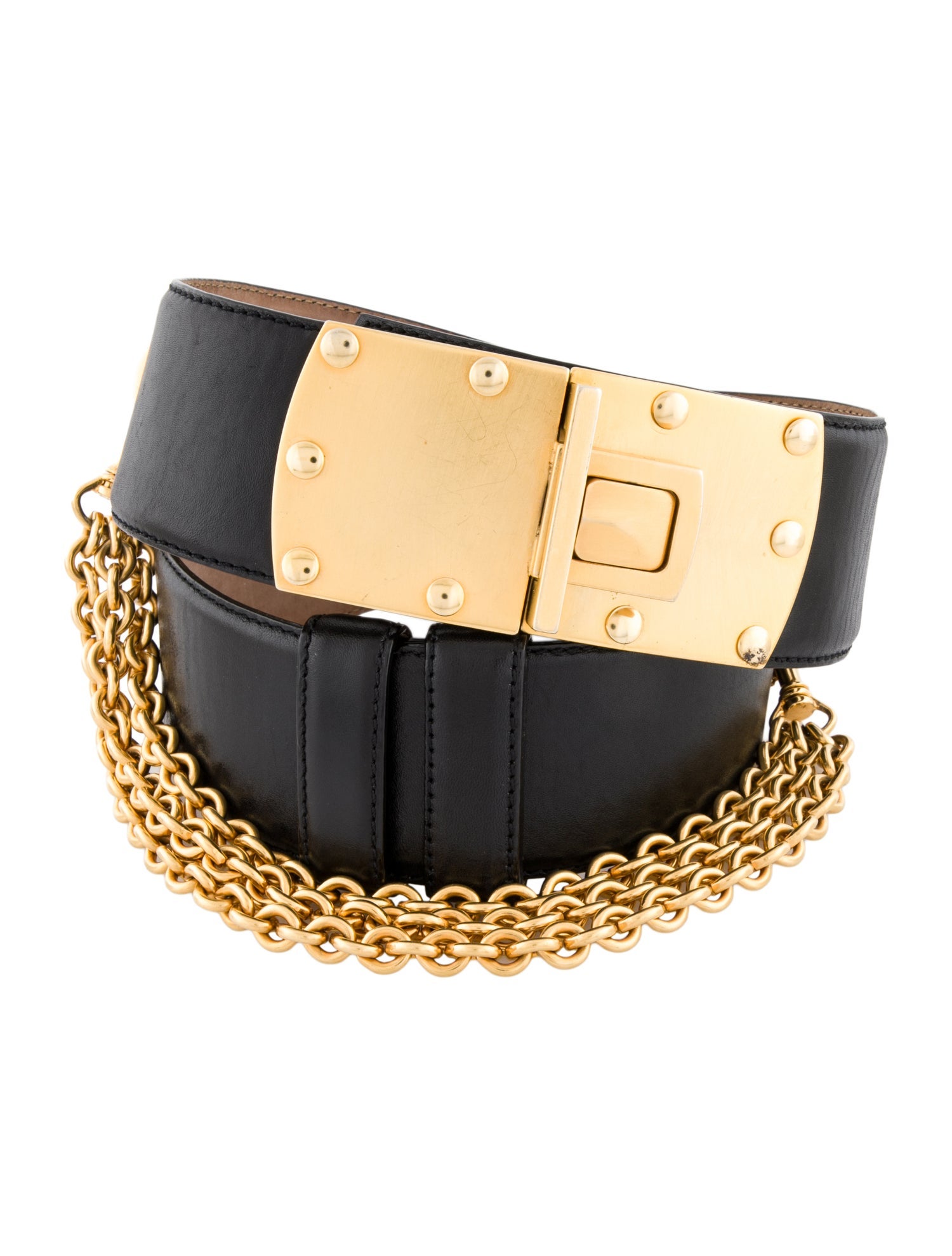 Donna Karan Leather Waist Belt