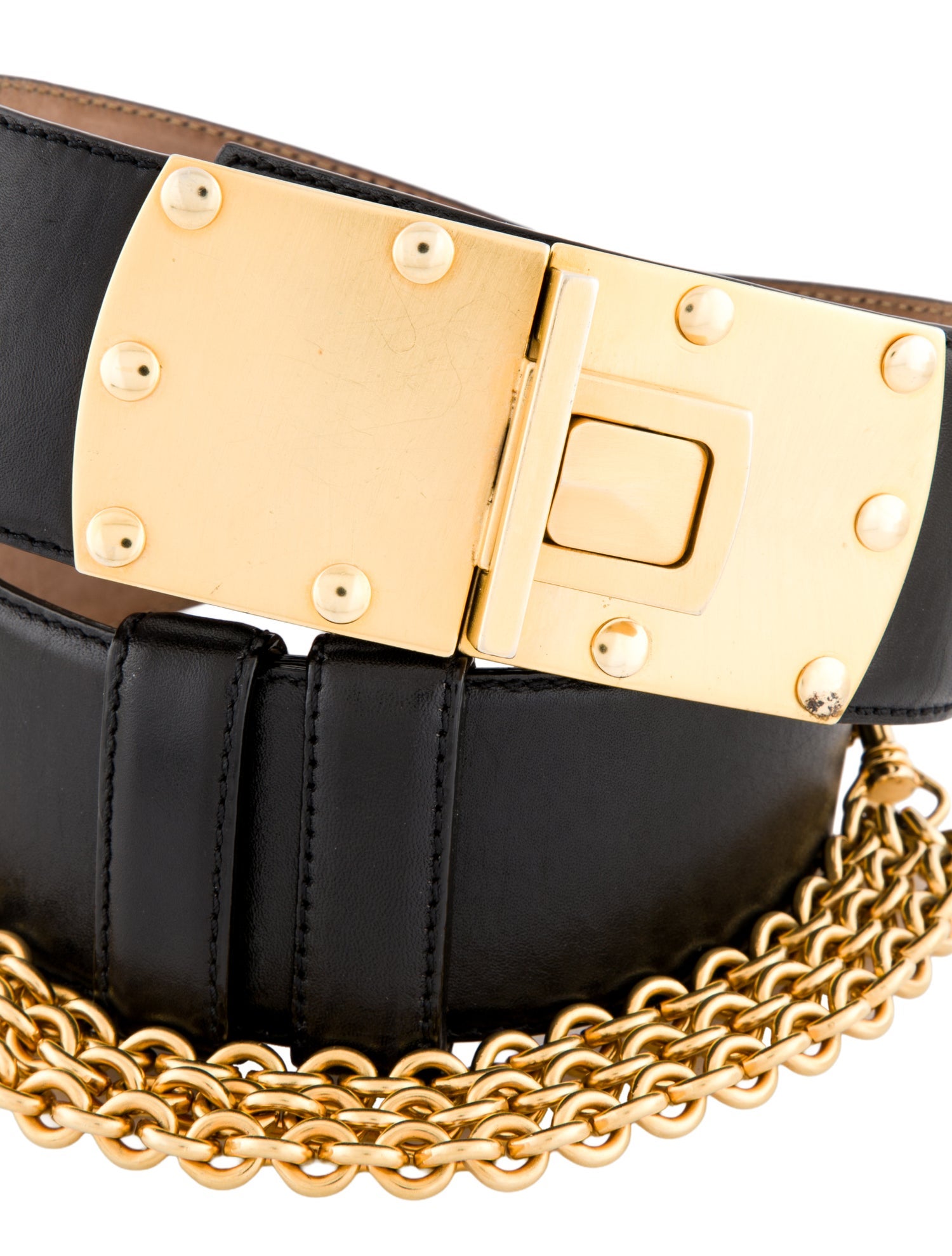 Donna Karan Leather Waist Belt
