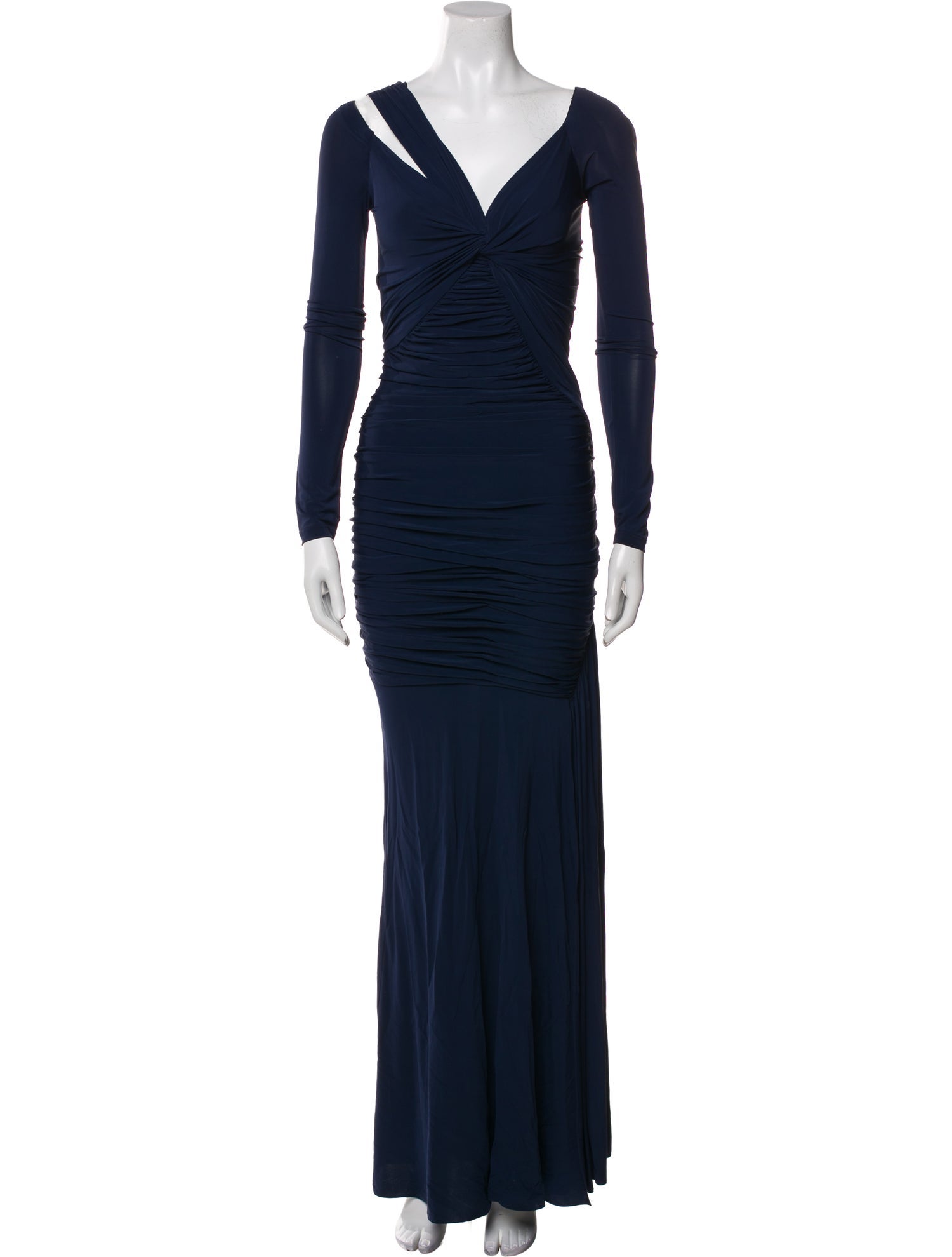 Donna Karan V-Neck Long Dress