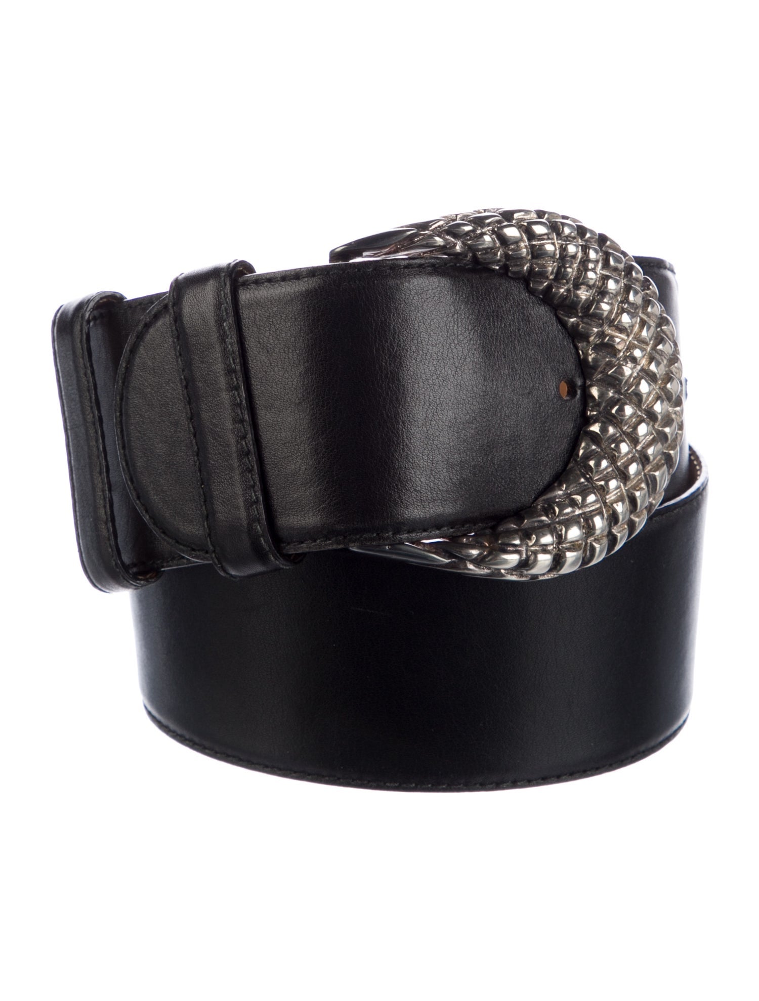 Donna Karan Wide Leather Belt