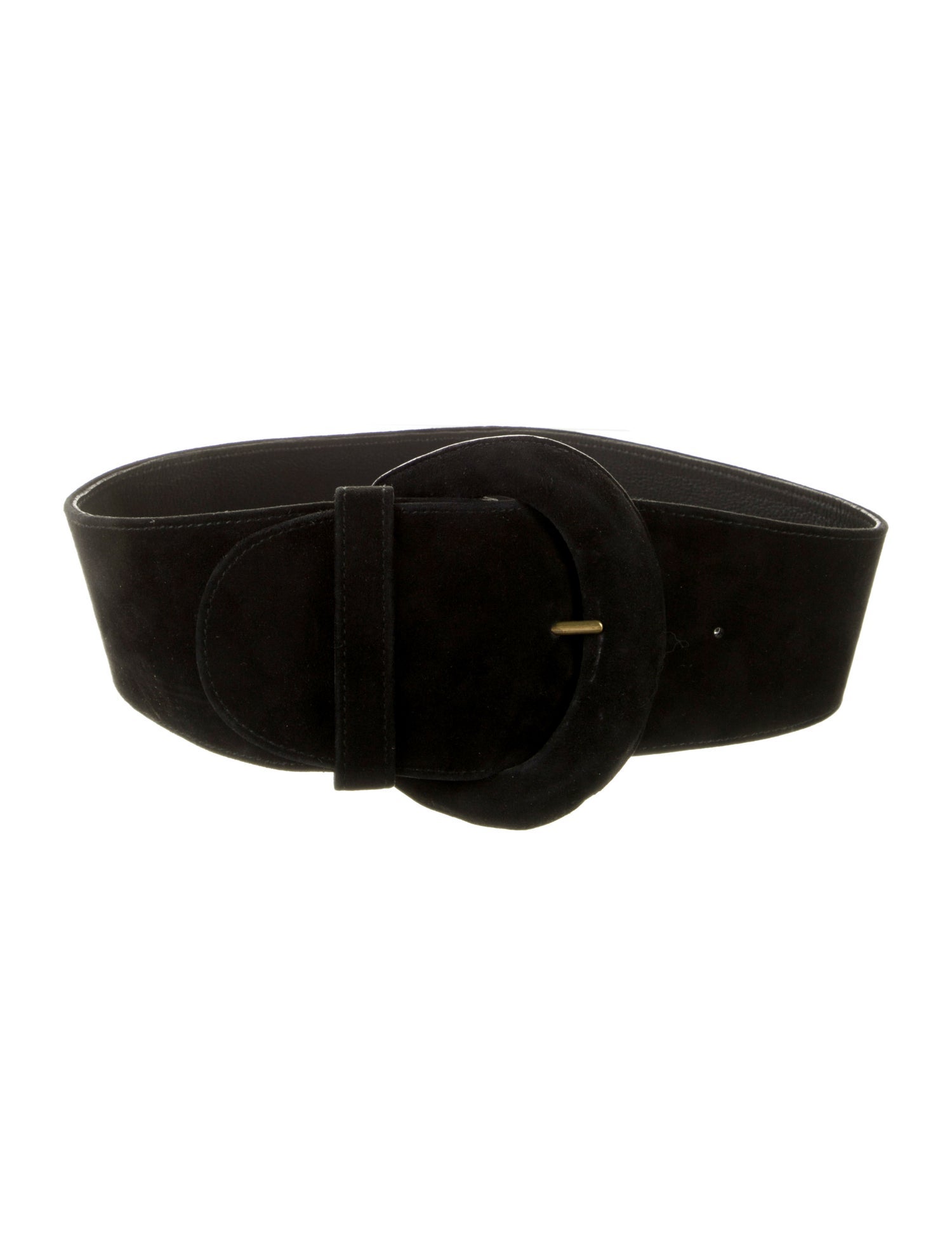 Donna Karan Wide Suede Waist Belt
