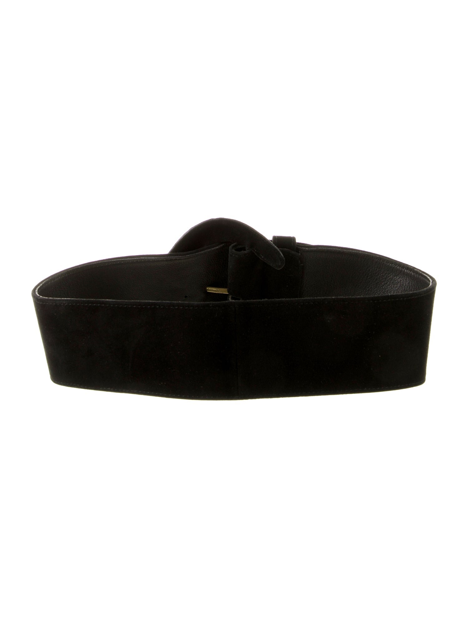Donna Karan Wide Suede Waist Belt