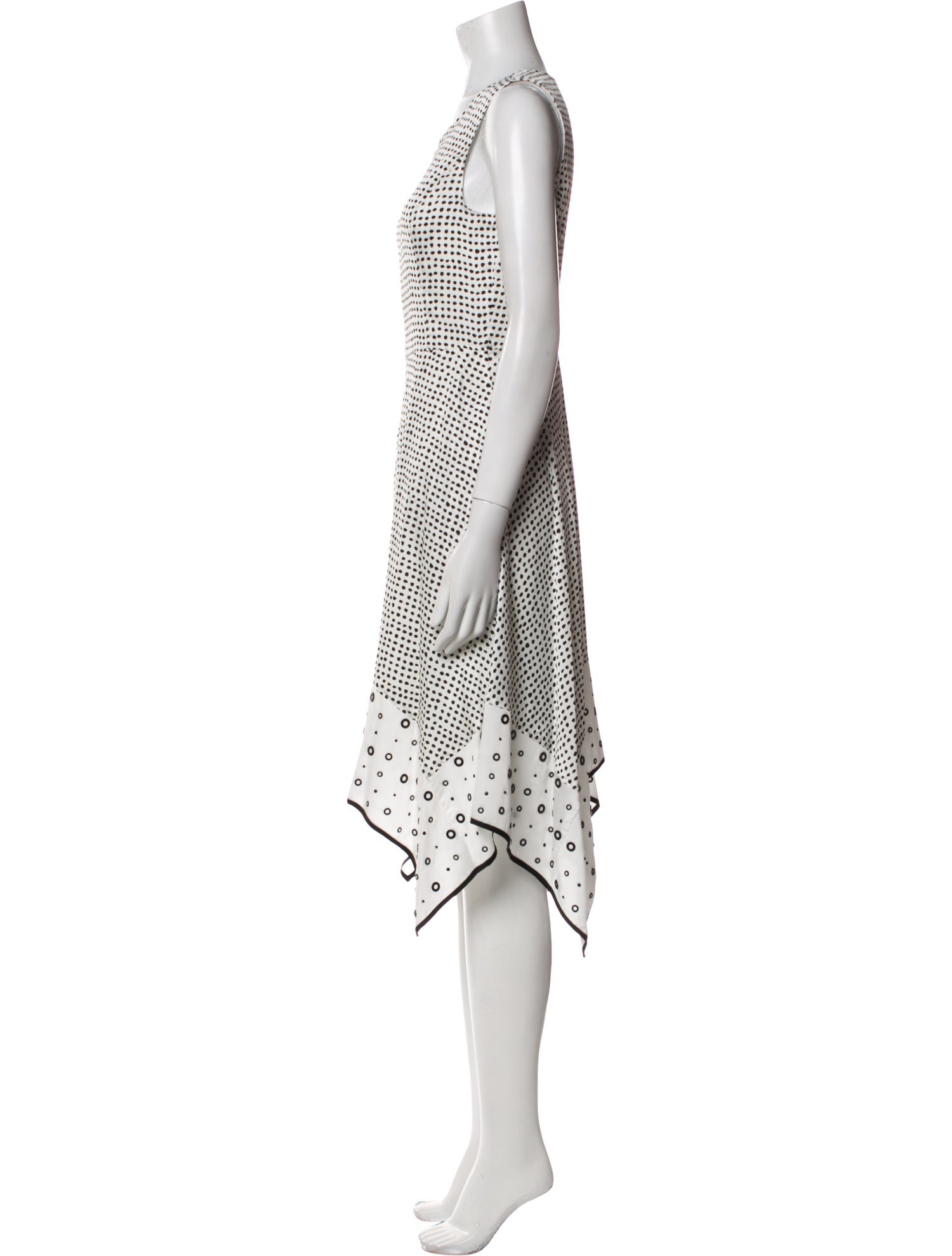 Donna Karan Printed Knee-Length Dress