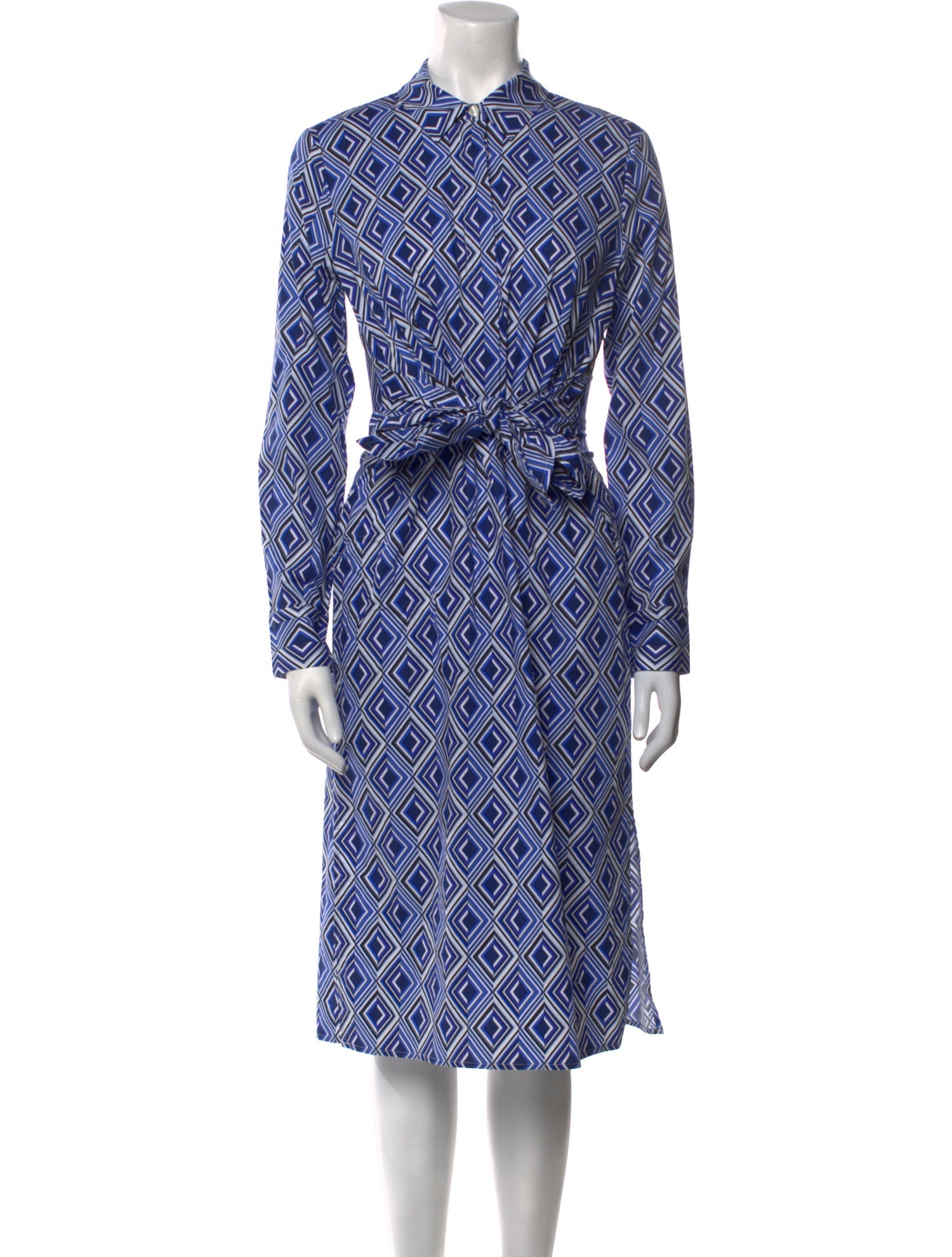 Donna Karan Printed Knee-Length Dress