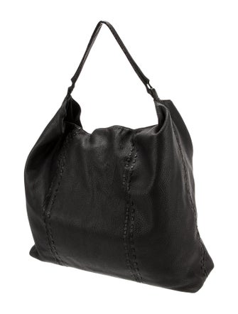 Donna Karan Leather Hobo